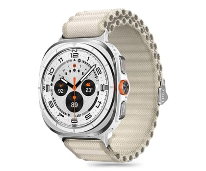 Pasek do smartwatchy Tech-Protect Weave Pro do Galaxy Watch Ultra (47 mm) Crayon White